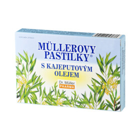 MÜLLEROVE PASTILKY s kajeputovým olejom 24 pastiliek