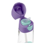 B.box Fľaša na pitie so slamkou 450 ml - lilac pop EUR