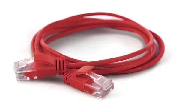 Wantec CAT6a UTP červená / Patch kábel / 25 m / RJ-45 / 500 MHz (7280)