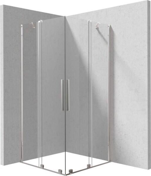 DEANTE - Sprchovací kút Prizma chróm, štvorcová, 90x90 cm KPN0P09P09