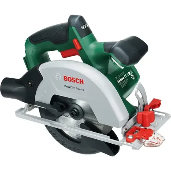 BOSCH EasyCirc 18V-48 zelená / Aku okružná píla / 18V / Hĺbka rezu 48 mm / bez batérie a nabíjačky (06033B1500)