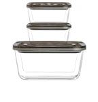 OUTDOORCHEF Súprava vákuovacích dóz Easy BBQVAC / 3 ks / 500 a 1500 ml / -18 až 350 °C