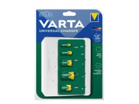 Varta Universal Charger / Nabíjačka batérií - 2/4 AA/AAA/C/D + 1x 9V / 100-240V / 1x USB-C (840177)