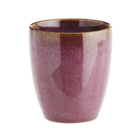 MADAM STOLTZ Kameninový hrnček Plum Reactive Glaze 200 ml