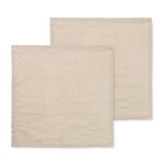 Ferm LIVING Látkové obrúsky Linen Natural - set 2 ks