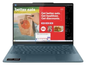 Lenovo Yoga 7 2-in-1 14AKP10 Tidal Teal / Notebook / 14" WUXGA OLED / AMD RYZEN AI 5 340 2.0GHz / 16GB / 512GB SSD (83JR008NPB)