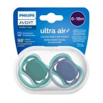 Philips AVENT Cumlík Ultra air neutral 6-18m chlapec modrá 2ks