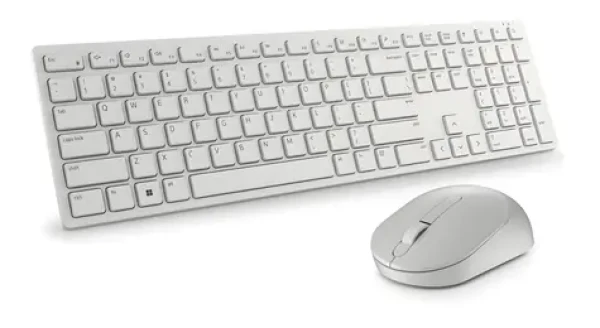DELL KM5221W Pre biela / Set bezdrôtovej klávesnice a myši / RU layout / USB prijímač 2.4GHz (580-AKFB)