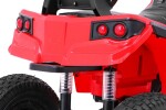 Mamido Elektrická štvorkolka ATV nafukovacie kolesá červená