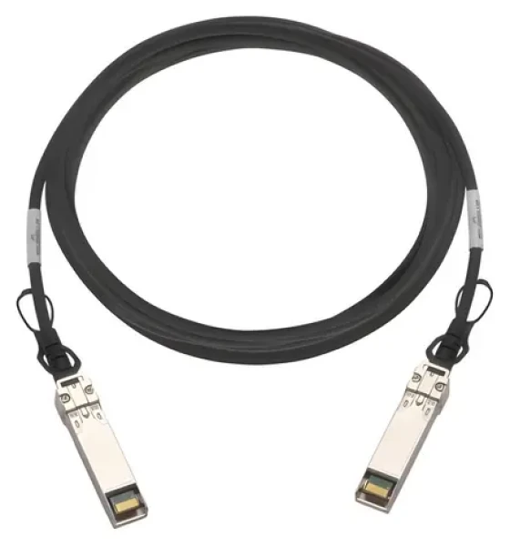 QNAP CAB-DAC50M-SFPP čierna / Twinaxiálny DAC kábel / SFP+ - SFP+ / 10GbE / 5 m (CAB-DAC50M-SFPP)