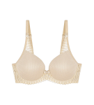 AURA SPOTLIGHT - ľahko vystužená podprsenka s kosticami a čipkou Triumph CREAMY DREAM 90A