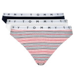 TOMMY HILFIGER DÁMSKE BIKINY 3-PACK FIGS XS
