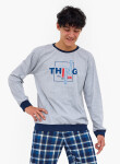 Cornette F&Y 967/54 Thing pyžamo dĺžka/r 164-188 šedá 164/XS