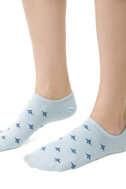 Dámske nízke ponožky 021 modrá 35-37
