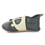 Bobux Bam Bow Charcoal barefoot capáčky 22 EUR