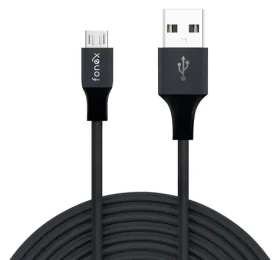 Fonex Speed Charge čierna / Nabíjací kábel / USB-A - Micro USB / 12 W / 1 m