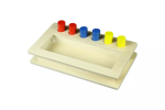 Moyo Montessori Moyo Montessori Box na vkladanie valčekov do otvorov