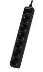 CyberPower B0620SC0-DE čierna / Prepäťová ochrana / 6 zásuviek / vypínač / 1.8 m (B0620SC0-DE)