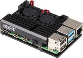 Raspberry Pi Obudowa Armor Case Block Active Raspberry Pi 4B (RB-AlucaseP4+07FAN)