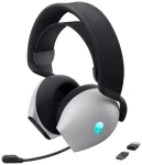 DELL Alienware AW725H biela / Herný headset s mikrofónom / ANC / BT / 2.4GHz / USB-C (545-BBFV)