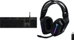 Logitech G512 GX Brown + G733 Lightspeed čierna / Herný set / klávesnica GX Brown Tactile + bezdrôtové slúchadlá