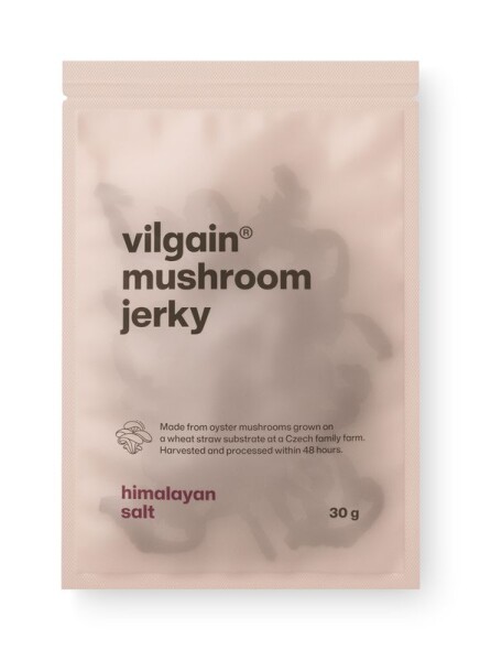 Vilgain Hubové jerky – Himalájska soľ 30 g