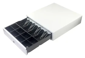 Equip Pokladničná zásuvka biela / Pokladničná zásuvka / RJ11 / manuálna aj automatická / 4+8 priehradok (351011)