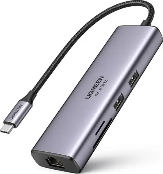 Ugreen CM512 / Replikátor portov / USB-C (UGR1172GRY)