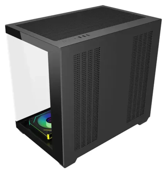 Fortron FSP M341-BA čierna / Skriňa / Midi Tower / ATX / GPU 410mm / 7x ARGB 120mm / priehľadná bočnica (POC0000339)