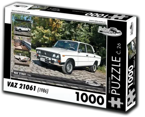 RETRO-AUTA Puzzle č. 26 Väz 21061 (1986)