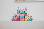 Connetix Connetix Tiles - Magnetická Stavebnica Pastelová Mini 32 ks