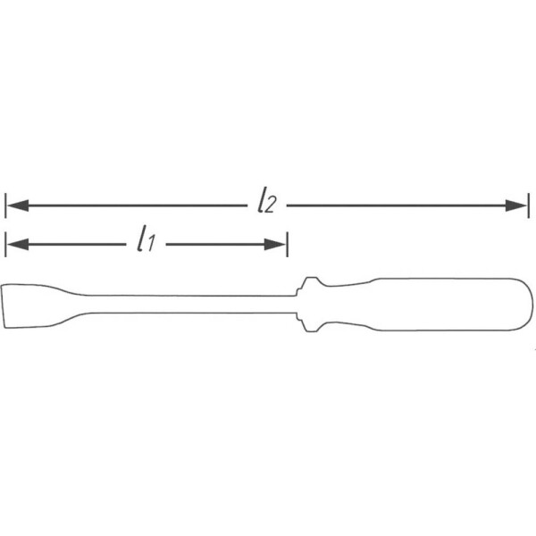 Plochá škrabka Hazet 824; 824