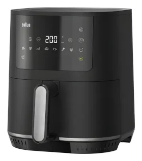 Braun MultiFry 3 HF3030 čierna / Teplovzdušná fritéza / 1500 W / 4,3 l / 8 programov / dotykové ovládanie (0X12500002)