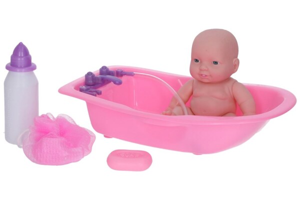 Vanička s bábätkom 28 cm, Wiky, W006761