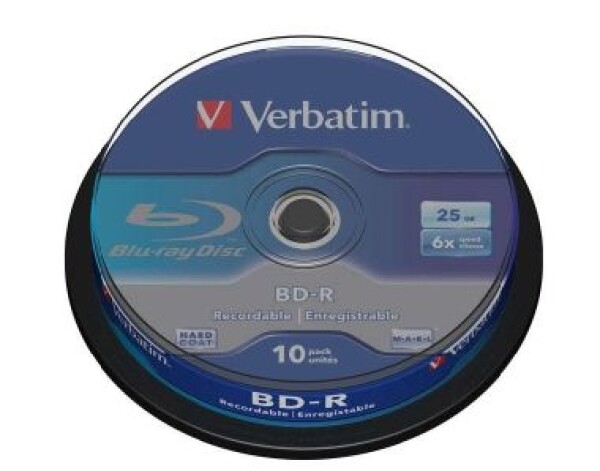 Verbatim Blu-Ray BD- R 10ks / 25GB / 6x (43742)