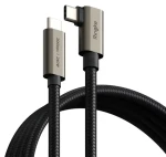 Ringke USB-C kábel 240W 2m čierny / USB-C kábel / USB 3.2 Gen 2x2 / PD 240 W / 20 Gbit / s / lomený