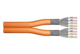 DIGITUS Cat7 S/FTP oranžový / Instalační kabel / 500 m / AWG 23/1 / LSZH / Dca (DK-1743-VH-D-5)