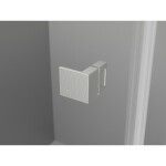 MEXEN/S - Lunar-B Duo sprchový kút dvere krídlové 95 x 70, transparent, nikel kartáčovaný 832-095L-070P-97-00