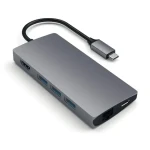 Satechi USB-C multimédiá adaptér / HDMI / LAN / MicroSD / PD 60 W (ST-TCMA2M)