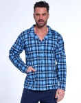 Cornette pyžamo 114/76 M-2XL pánske pyžamo na zips tmavě modrá XXL