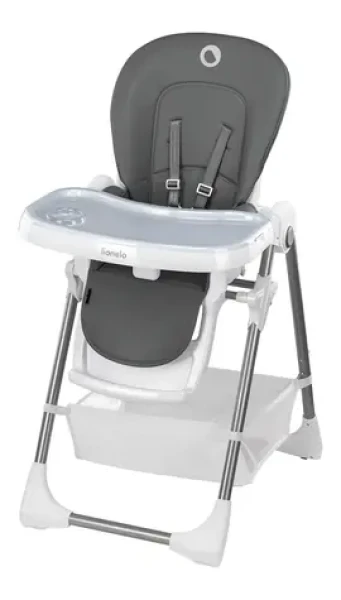 Lionelo Jedálenská stolička Linn PLUS Grey / od 6 mesiacov (LO-LINN PLUS GREY)