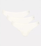 Dámske bavlnené nohavičky GO Daily Mini 3P - WHITE - biela 00GZ - SLOGGI WHITE M