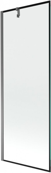 MEXEN/S - Next vaňová zástena FIX 70 x 150, čierna vzor, grafit metal 895-070-000-00-70-95