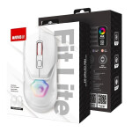 Marvo FIT LITE G1 biela / Optická myš / USB-A / 12000 DPI / RGB / 7 tlačidiel (FIT LITE G1 WH)