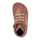 Dievčenské celoročné členkové barefoot topánky TEX GO PINK/GOLD Froddo G3110265-6 - 25
