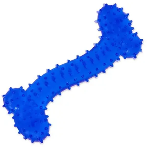 Dog Fantasy Hračka - kosť gumová modrá 11 cm (454-31016)