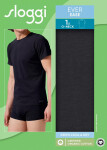 Pánske tričko EVER Ease O-Neck - BLACK - black 0004 - SLOGGI BLACK XXL