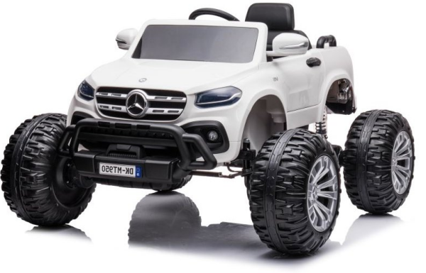 Mamido Detské elektrické autíčko Mercedes X 350d 4Matic 4x4 biele