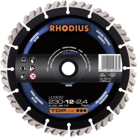 Rhodius 304465 LD300 diamantový rezný kotúč Priemer 230 mm Ø otvoru 22.23 mm betón 1 ks; 304465