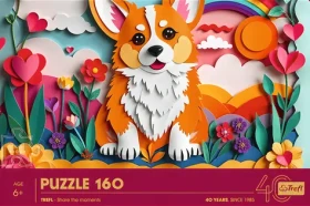 Trefl Puzzle Paper Art: Šteňa